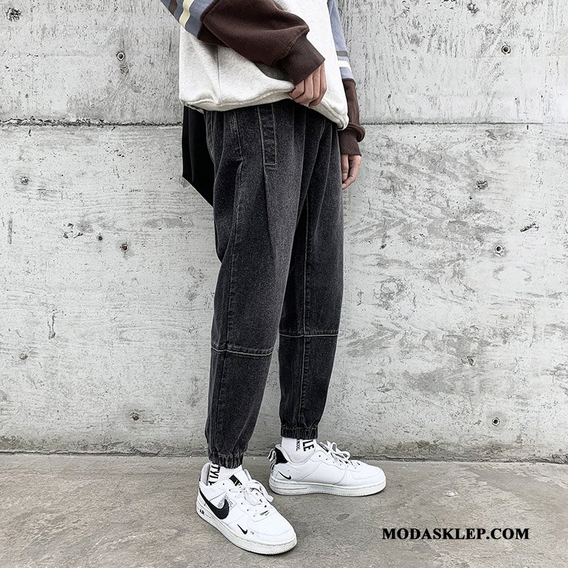 Męskie Jeansy Sprzedam Nowy Męska Slim Fit Lato Tendencja Niebieski