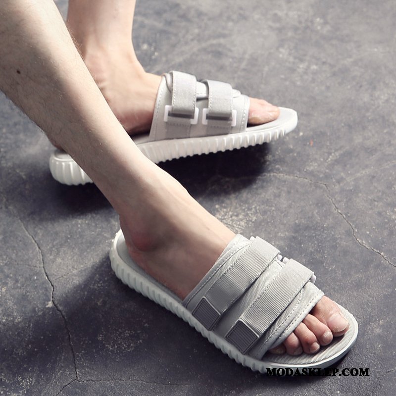 Męskie Kapcie Oferta Moda Outdoor Sandały 2019 Plażowe Zielony