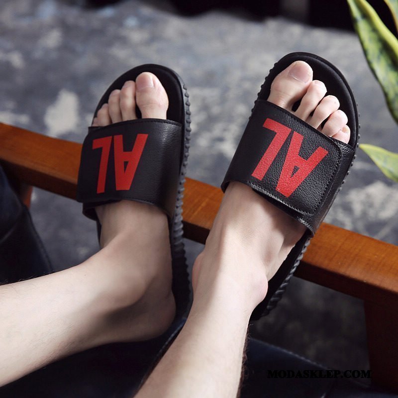 Męskie Kapcie Oferta Moda Outdoor Sandały 2019 Plażowe Zielony