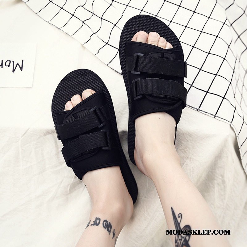 Męskie Kapcie Oferta Moda Outdoor Sandały 2019 Plażowe Zielony