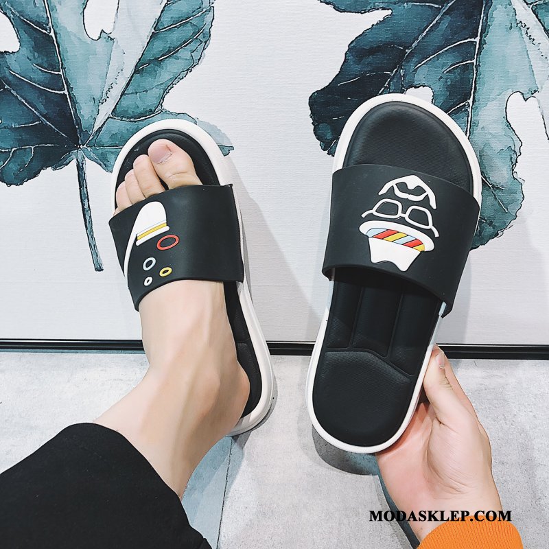 Męskie Kapcie Sprzedam Buty Plażowe Casual Lato Outdoor Czarny