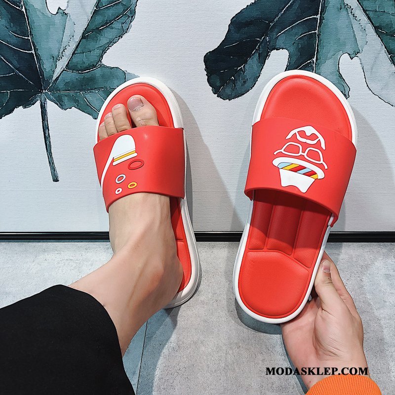 Męskie Kapcie Sprzedam Buty Plażowe Casual Lato Outdoor Czarny