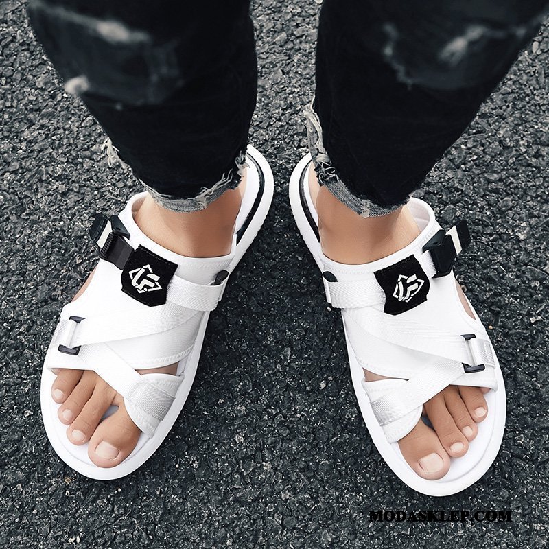 Męskie Kapcie Sprzedam Sportowe Moda Outdoor Sandały Buty Czarny Czerwony