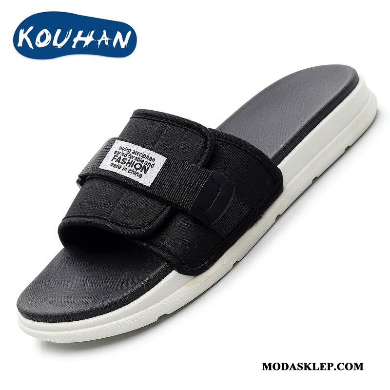 Męskie Kapcie Tanie 2019 Tendencja Buty Plażowe Odzież Wierzchnia Czerwony