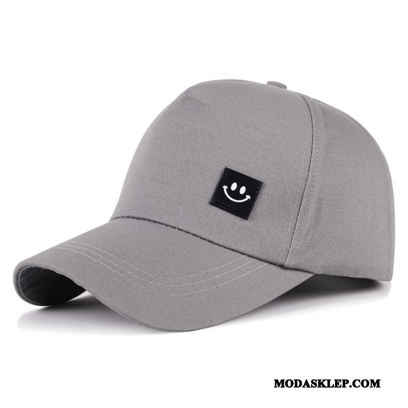Męskie Kapelusz Kup Casual Trendy Outdoor Wiosna Sportowe Szary Jasny