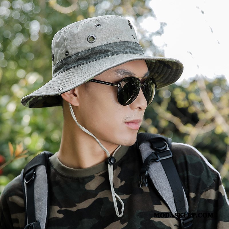Męskie Kapelusz Sklep Męska Czapka Słoneczna Outdoor Ochrona Przed Słońcem Kapelusz Rybacki Khaki