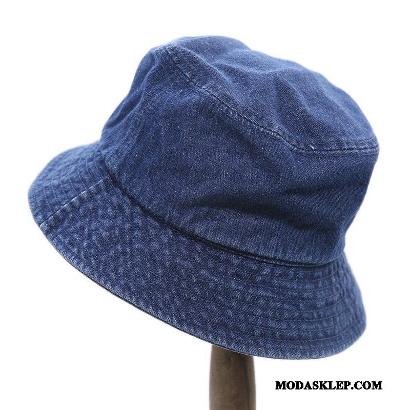Męskie Kapelusz Sprzedam Vintage Casual Trendy Męska Damska Jasny Niebieski Czysta