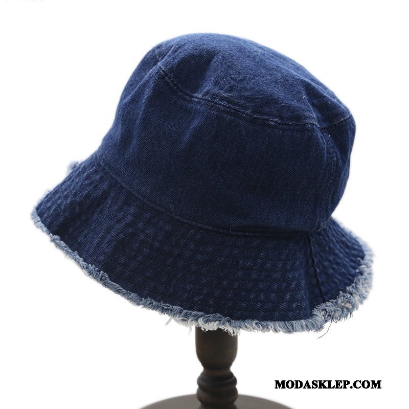Męskie Kapelusz Sprzedam Vintage Casual Trendy Męska Damska Jasny Niebieski Czysta