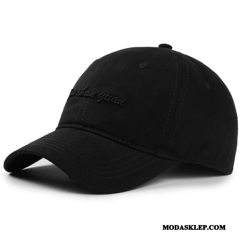 Męskie Kapelusz Tanie Czapka Męska Trendy Casual Outdoor Ciemno Niebieski Czarny