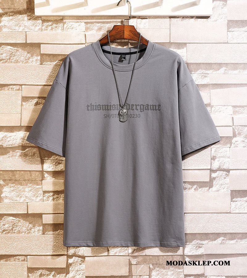 Męskie Koszulki Na Sprzedaż Casual Męska Modna Marka T-shirt Krótki Rękaw Biały