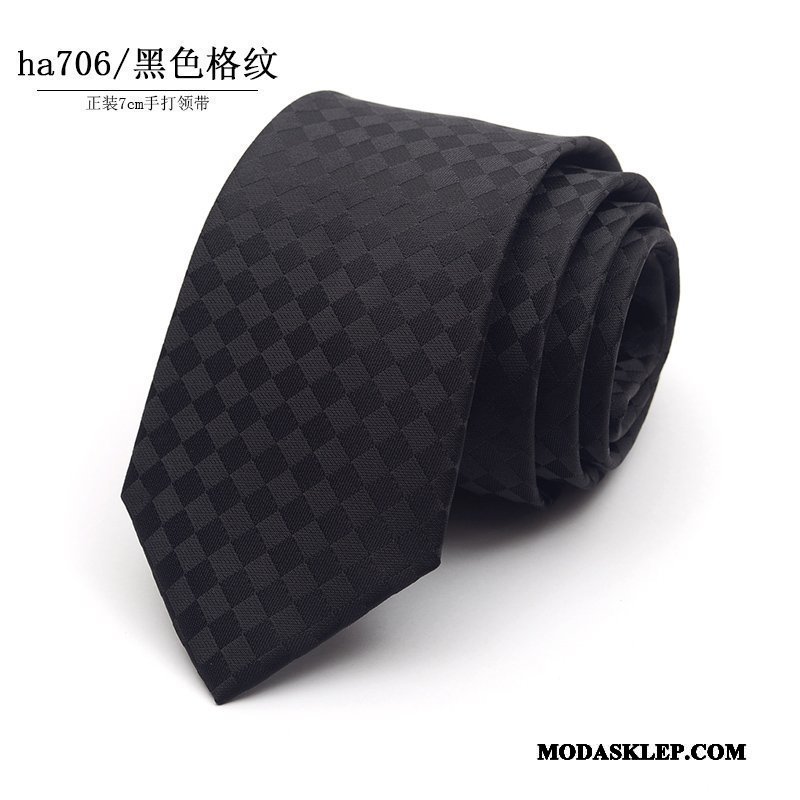 Męskie Krawat Sklep W Paski Trendy Casual Sukienka 7 Cm Niebieski Fioletowy Czarny Czerwony