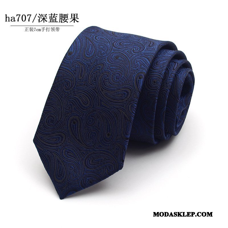 Męskie Krawat Sklep W Paski Trendy Casual Sukienka 7 Cm Niebieski Fioletowy Czarny Czerwony