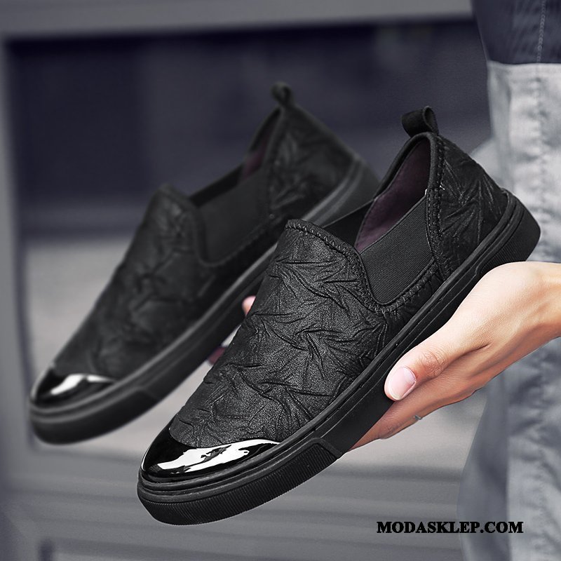 Męskie Mokasyny Kup Casual 2019 Buty Żeglarskie Lato Skórzane Buty Brązowy