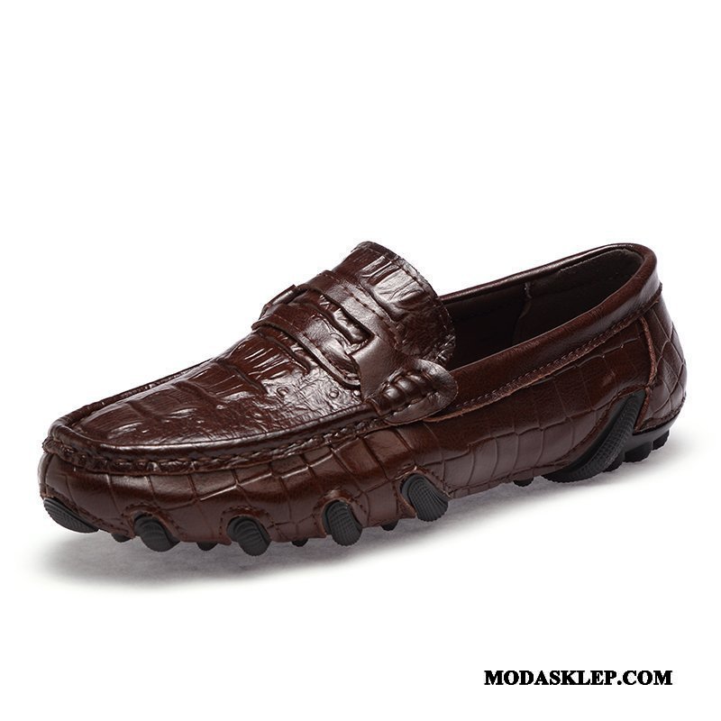 Męskie Mokasyny Na Sprzedaż Buty Dla Kierowców Buty Żeglarskie Casual Męska Czerwony