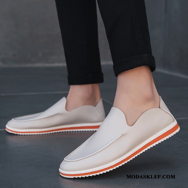 Męskie Mokasyny Na Sprzedaż Casual Skóra Skórzane Buty Tendencja Męska Zielony