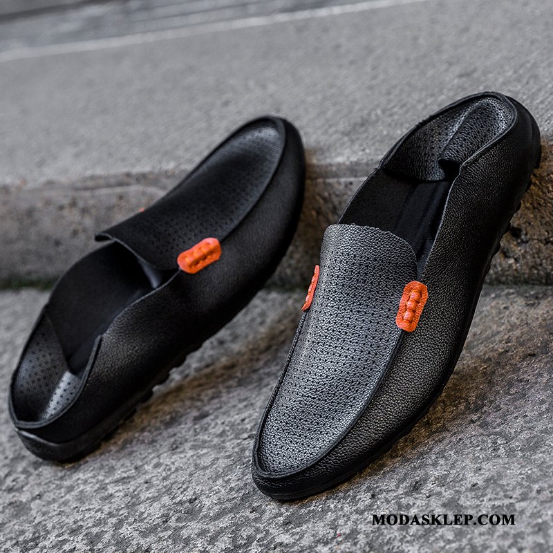 Męskie Mokasyny Oferta Młodzież Tendencja Oddychające 2019 Wiosna Biały
