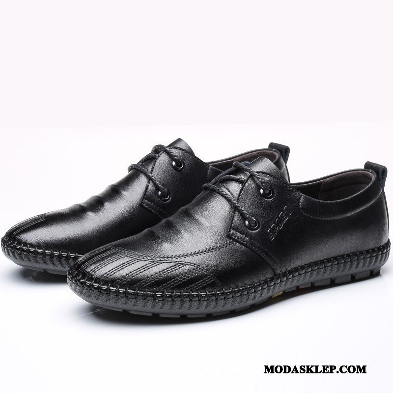 Męskie Mokasyny Online Duży Buty Żeglarskie Casual Miękka Podeszwa Duży Rozmiar Granatowy