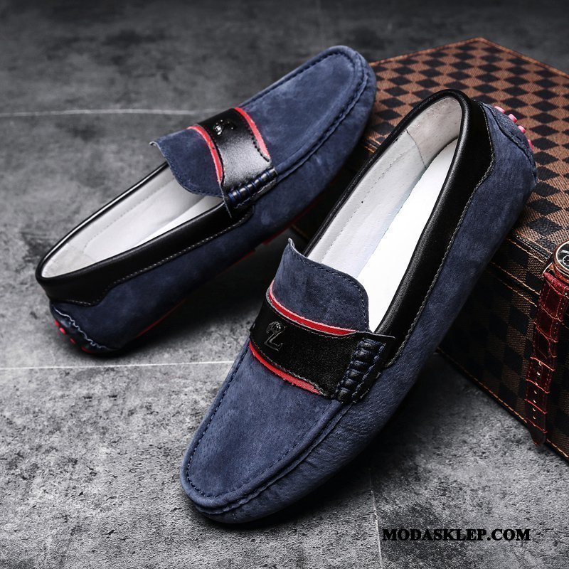 Męskie Mokasyny Online Męska Brytyjski Buty Żeglarskie Tendencja 2019 Szary