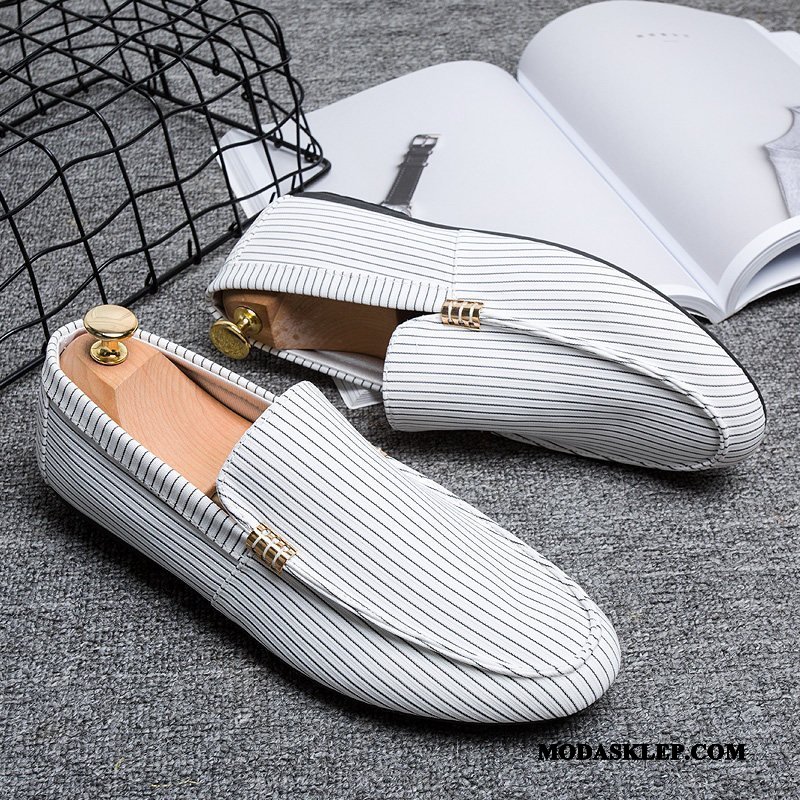 Męskie Mokasyny Sklep Buty 2019 Casual Płótno Tendencja Czarny