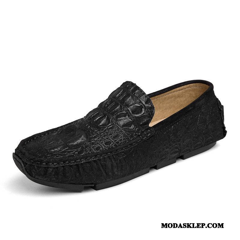 Męskie Mokasyny Sklep Buty Casual Miękka Podeszwa Tendencja Buty Żeglarskie Niebieski
