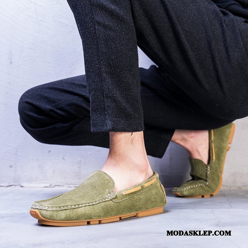 Męskie Mokasyny Sklep Casual Męska Wszystko Pasuje Buty Żeglarskie Tendencja Czarny