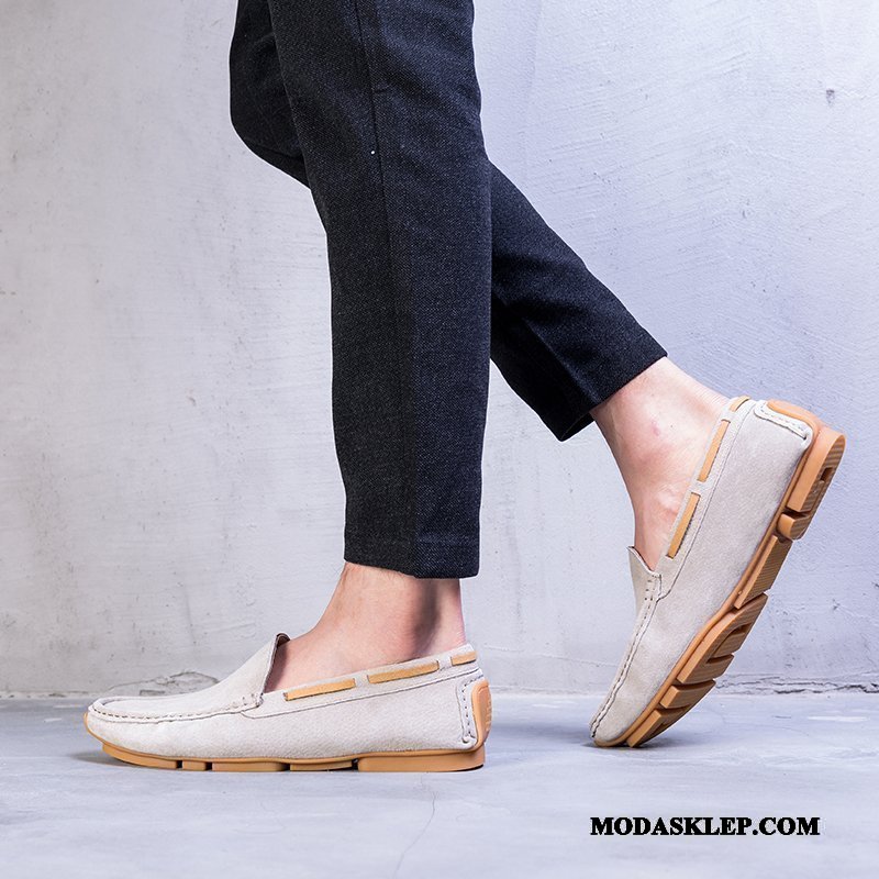 Męskie Mokasyny Sklep Casual Męska Wszystko Pasuje Buty Żeglarskie Tendencja Czarny