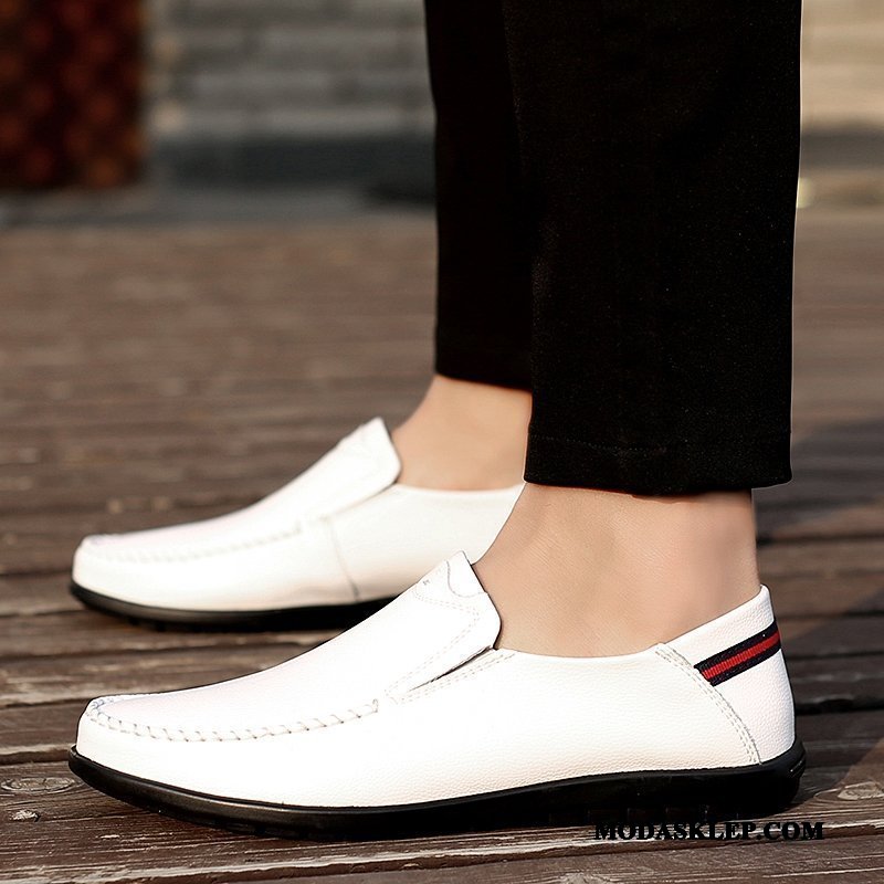 Męskie Mokasyny Sklep Miękka Podeszwa Buty Casual Męska Wiosna Czarny
