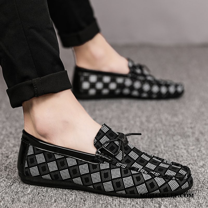 Męskie Mokasyny Sklep Męska 2019 Buty Żeglarskie Lato Tendencja Biały Czerwony