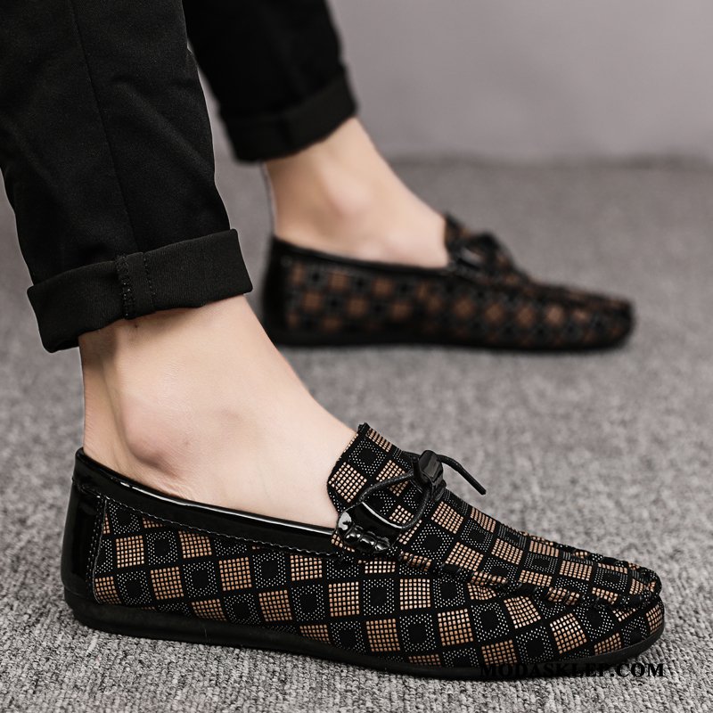 Męskie Mokasyny Sklep Męska 2019 Buty Żeglarskie Lato Tendencja Biały Czerwony