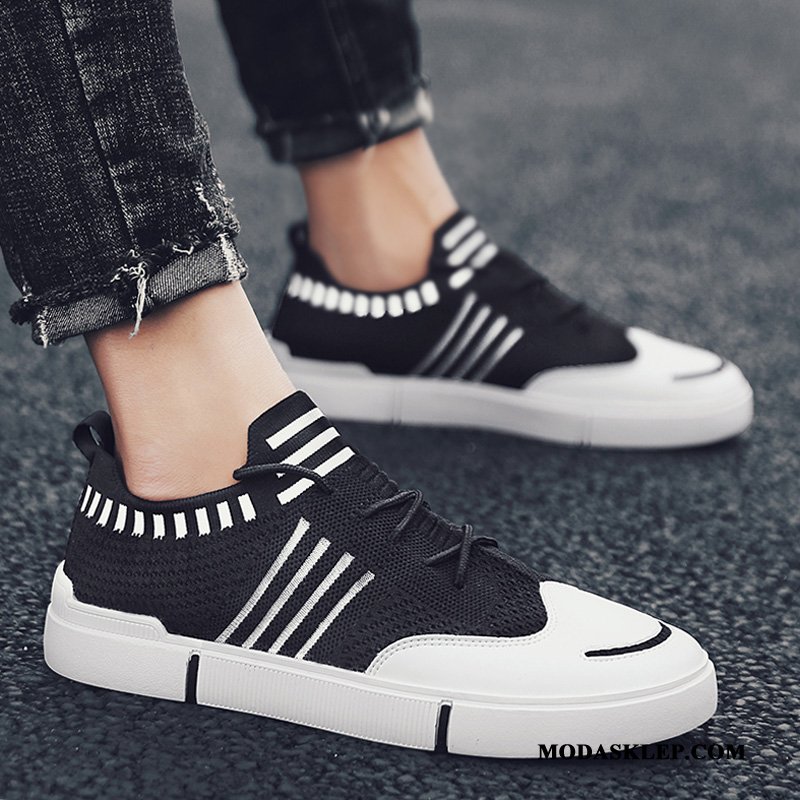 Męskie Mokasyny Sklep Męska Casual Buty Na Deskorolke Oddychające Lato Khaki Czerwony