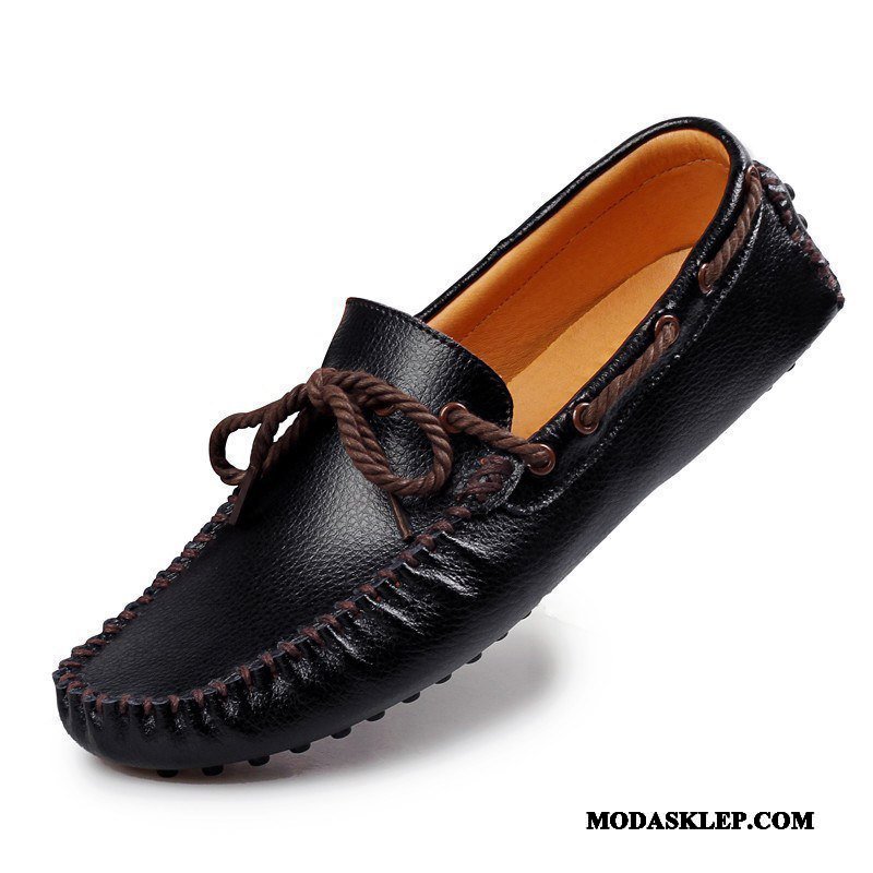 Męskie Mokasyny Sprzedam Buty Buty Żeglarskie Szew Lato Casual Biały