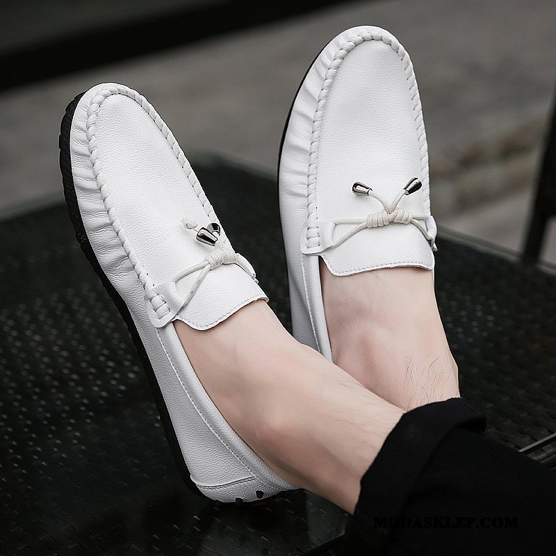 Męskie Mokasyny Sprzedam Lato Tendencja Wszystko Pasuje Skórzane Buty Buty Żeglarskie Czerwony