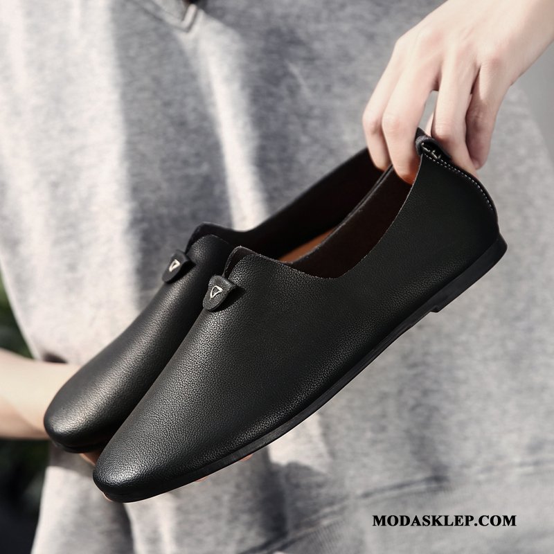 Męskie Mokasyny Sprzedam Slip On Wszystko Pasuje Miękka Podeszwa Lato Casual Brązowy