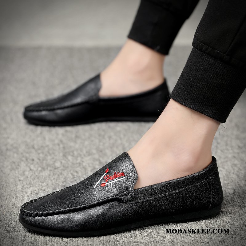 Męskie Mokasyny Tanie Buty Buty Żeglarskie Slip On Lato Casual Biały