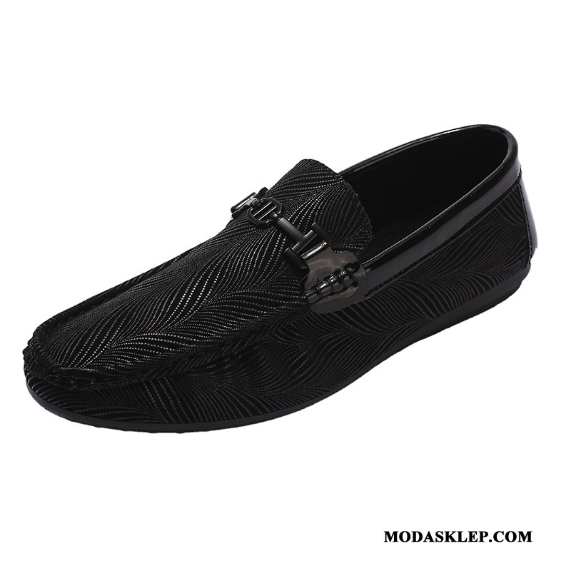 Męskie Mokasyny Tanie Męska Lato Slip On Buty Skórzane Buty Czerwony Żółty
