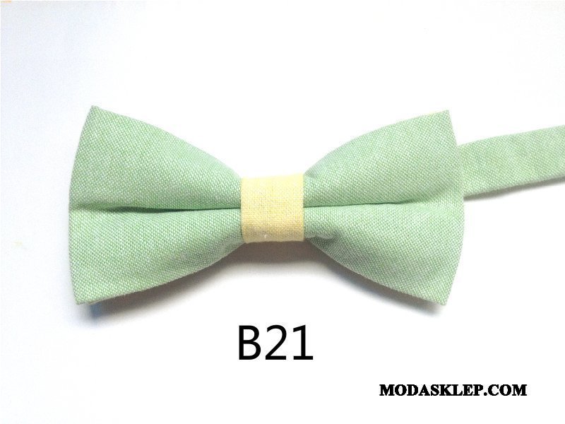 Męskie Muszka Kup Pan Młody Smok Groomsmen Cienkie Casual Szary Zielony