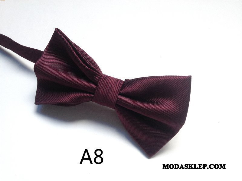 Męskie Muszka Sklep Moda Męska Trendy Wysoki Koniec Sukienka Róża Fioletowy Czerwony