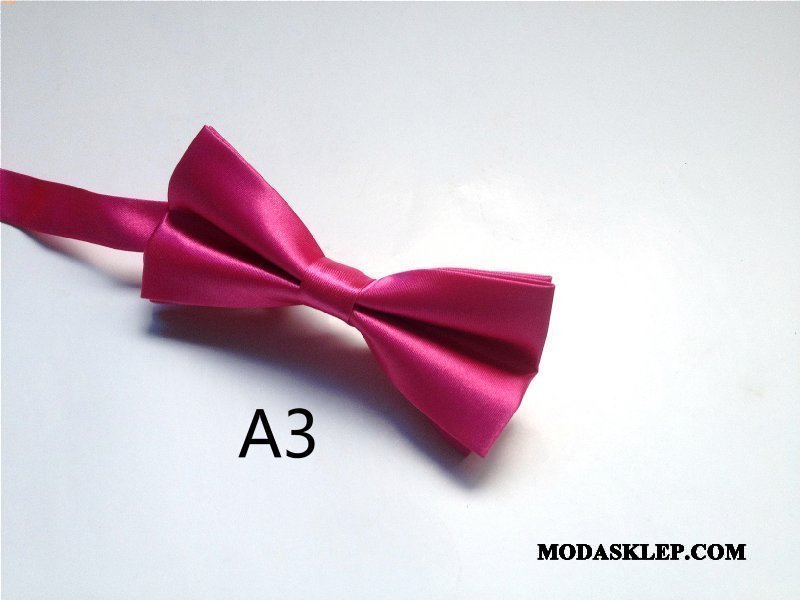 Męskie Muszka Sklep Moda Męska Trendy Wysoki Koniec Sukienka Róża Fioletowy Czerwony