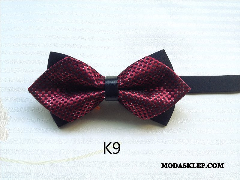 Męskie Muszka Tanie Ślubna Groomsmen Wysoki Koniec Kołnierz Kwiatowy Męska Niebieski