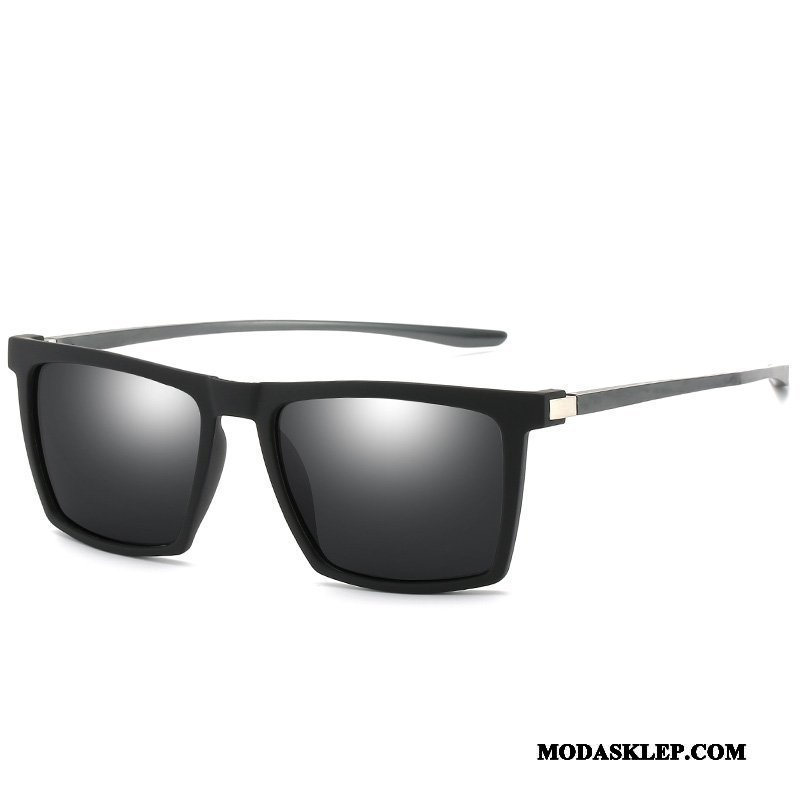 Męskie Okulary Przeciwsłoneczne Oferta 2019 Polaryzator Męska Kolorowe Trendy Srebrny Czarny