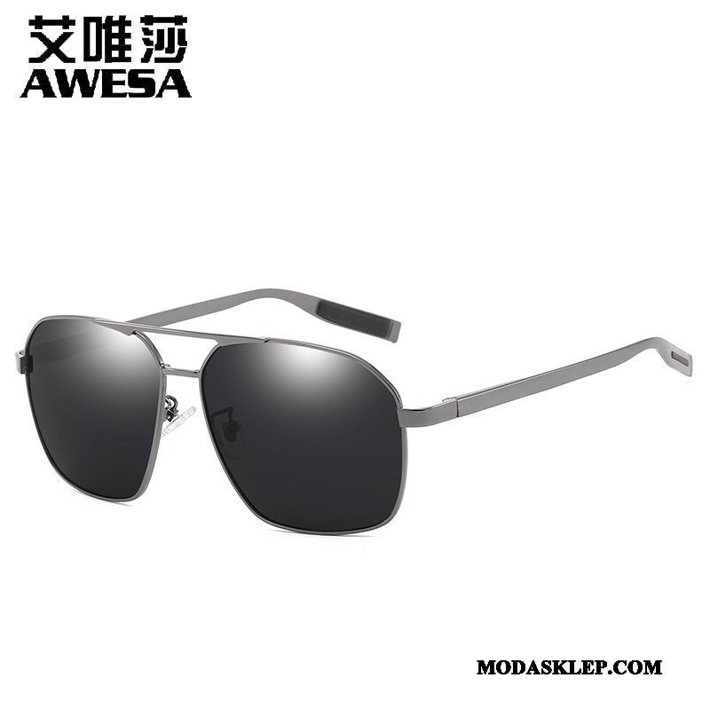 Męskie Okulary Przeciwsłoneczne Oferta Trendy Nowy Dla Kierowców Męska Polaryzator Złoty Szary Czarny