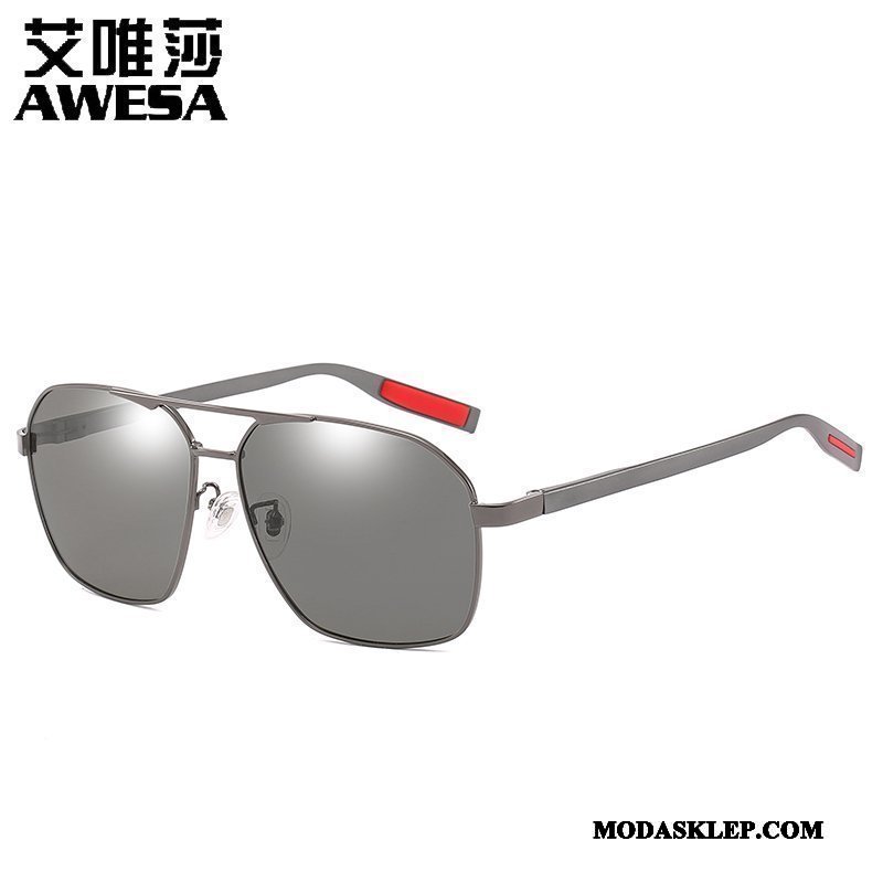 Męskie Okulary Przeciwsłoneczne Oferta Trendy Nowy Dla Kierowców Męska Polaryzator Złoty Szary Czarny