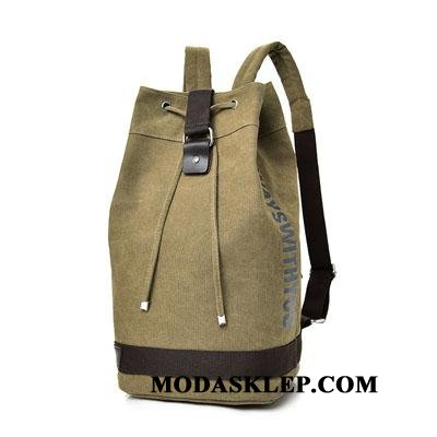 Męskie Plecak Podróżny Sprzedam Trekkingowa Outdoor Sportowe Płótno Duża Pojemność Khaki