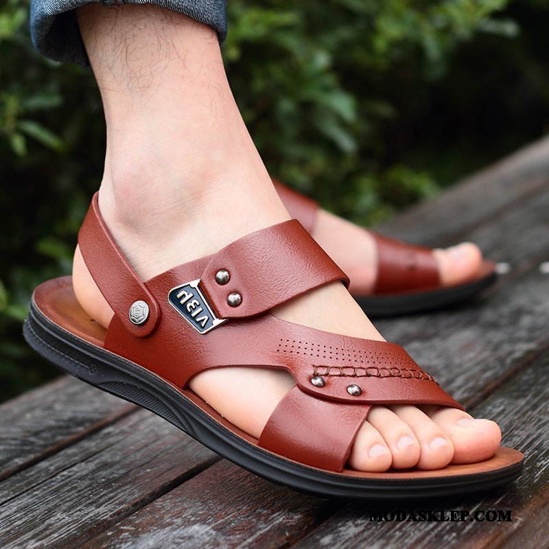 Męskie Sandały Sklep Tendencja Casual Lato Męska Buty Niebieski