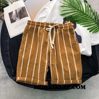 Męskie Spodenki Na Sprzedaż Casualowe Spodnie Lato Tendencja Sportowe Vintage Khaki