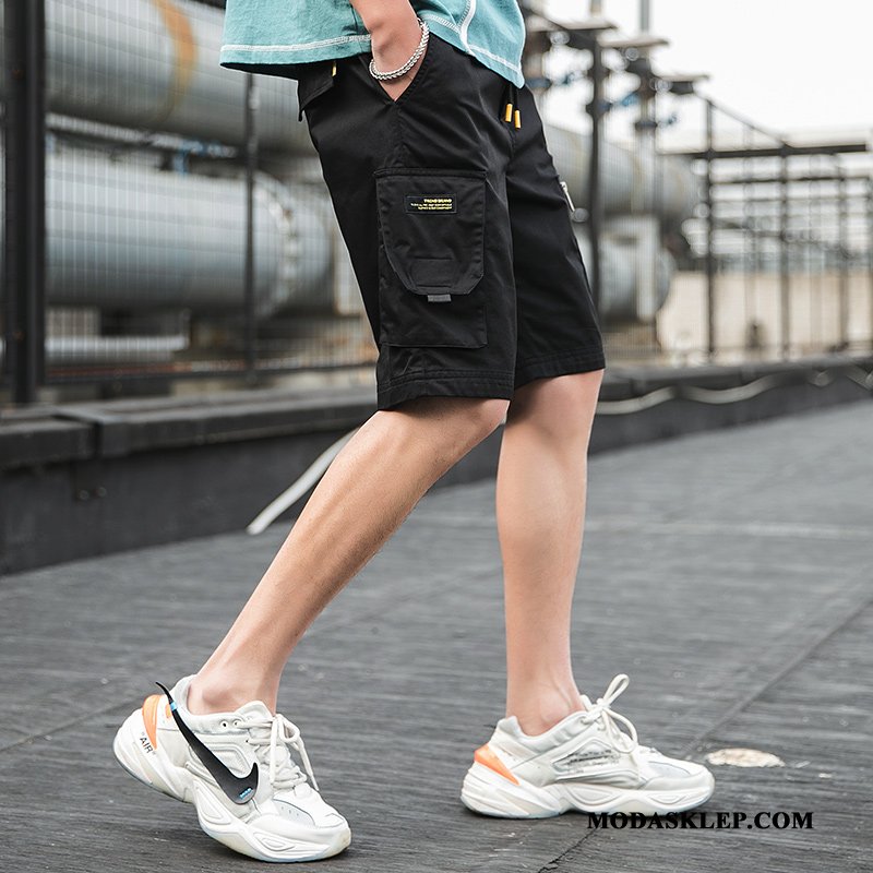 Męskie Spodenki Sprzedam Tendencja Szorty Kieszenie Casual Duże Khaki