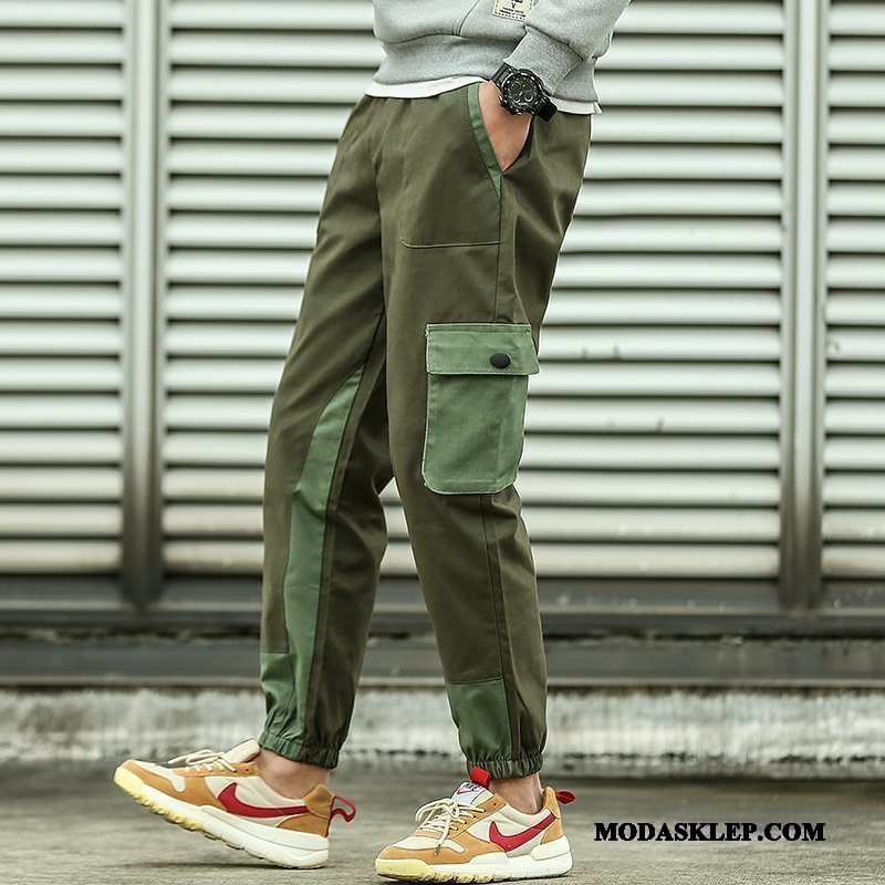 Męskie Spodnie Cargo Kup Wiosna 2019 Nowy Hip-hop Tendencja Khaki