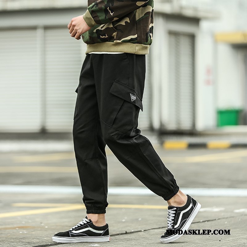 Męskie Spodnie Cargo Kup Wiosna 2019 Nowy Hip-hop Tendencja Khaki