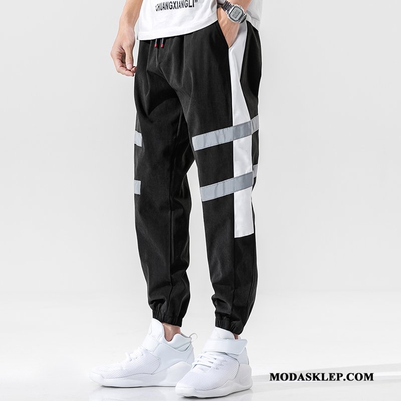 Męskie Spodnie Cargo Oferta Slim Fit Casual Męska Szerokie Spodnie Dresowe Szary