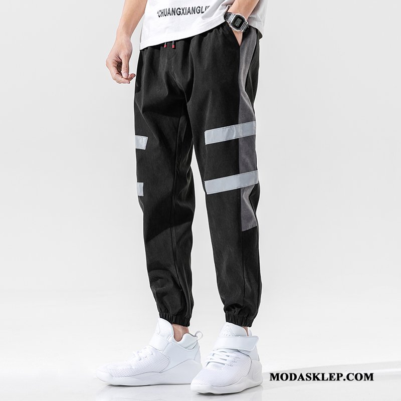 Męskie Spodnie Cargo Oferta Slim Fit Casual Męska Szerokie Spodnie Dresowe Szary